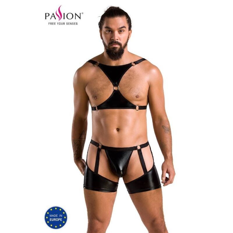 PASSION - 047 SET ARON BLACK S/M PASSION MEN - 1