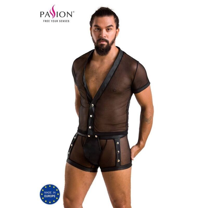 PASSION - 052 SET MICHAEL BLACK L/XL PASSION MEN - 1