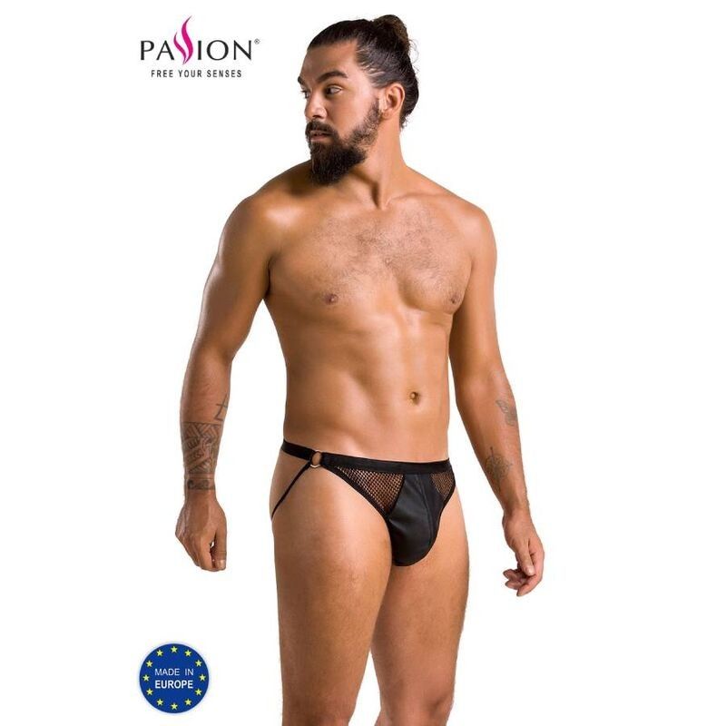 PASSION - 034 SLIP OPEN LUKE BLACK S/M PASSION MEN - 1