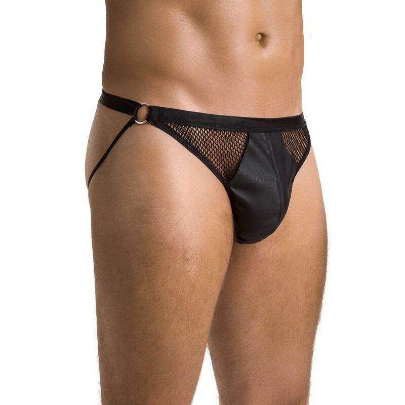 PASSION - 034 SLIP OPEN LUKE BLACK S/M PASSION MEN - 3