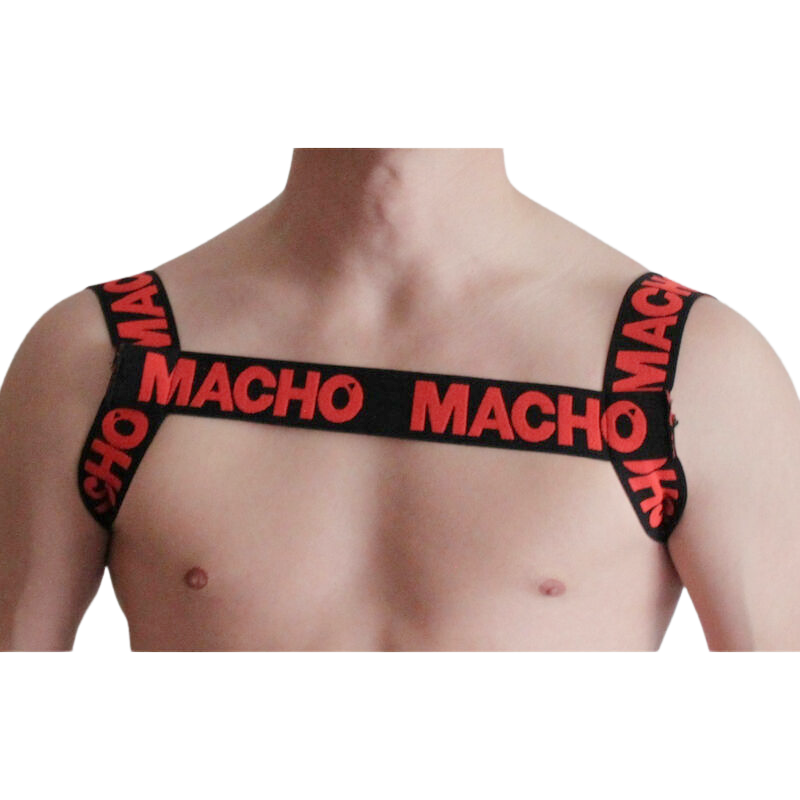 MACHO - RED HARNESS MACHO UNDERWEAR - 1