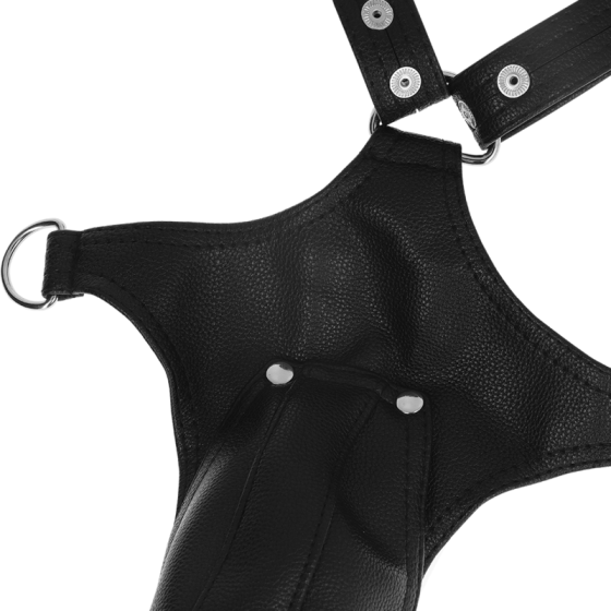 FETISH SUBMISSIVE ATTITUDE - MEN'S V-SHAPED ECO-LEATHER HARNESS FETISH SUBMISSIVE ATTITUDE - 4