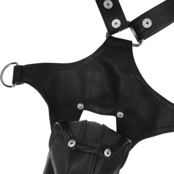 FETISH SUBMISSIVE ATTITUDE - MEN'S V-SHAPED ECO-LEATHER HARNESS FETISH SUBMISSIVE ATTITUDE - 5