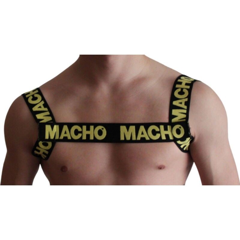 MACHO - DOUBLE YELLOW HARNESS MACHO UNDERWEAR - 1