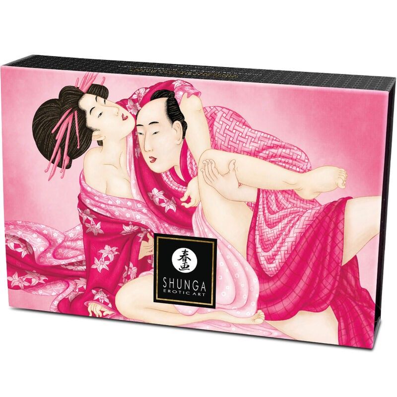 SHUNGA - EDIBLE MASSAGE POWDER KIT RASPBERRY SHUNGA BODY POWER - 4