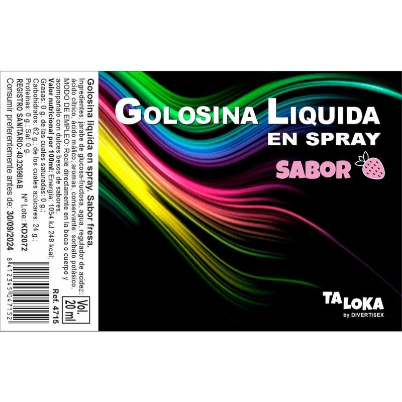 TALOKA - LIQUID STRAWBERRY CANDY SPRAY TALOKA - 1