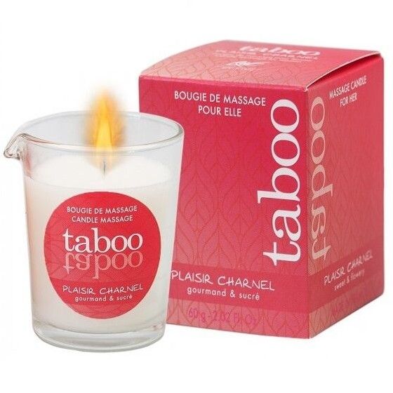 RUF - TABOO MASSAGE CANDLE FOR HER PLAISIR CHARNEL COCOA FLOWER AROMA RUF - 1