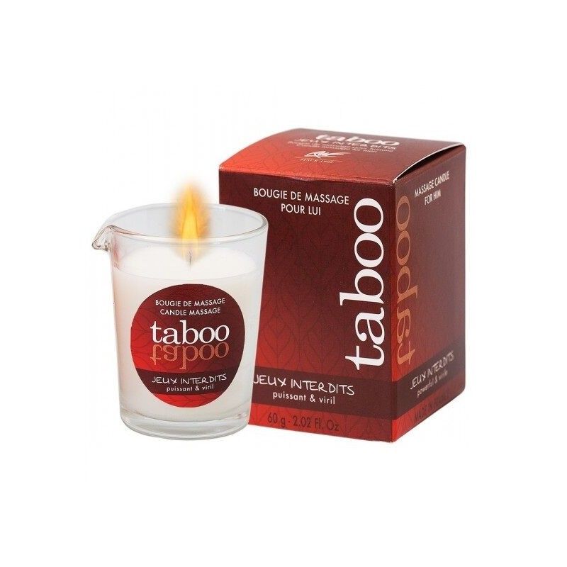 RUF - TABOO MASSAGE CANDLE FOR HIM JEUX INTERDITS WILD LICHEN AROMA RUF - 1