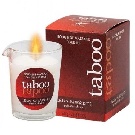 RUF - TABOO MASSAGE CANDLE FOR HIM JEUX INTERDITS WILD LICHEN AROMA