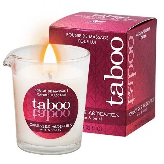 RUF - TABOO MASSAGE CANDLE FOR HIM CARESSES ARDENTES FERN AROMA RUF - 1