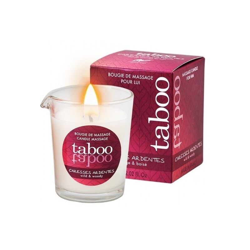 RUF - TABOO MASSAGE CANDLE FOR HIM CARESSES ARDENTES FERN AROMA RUF - 1