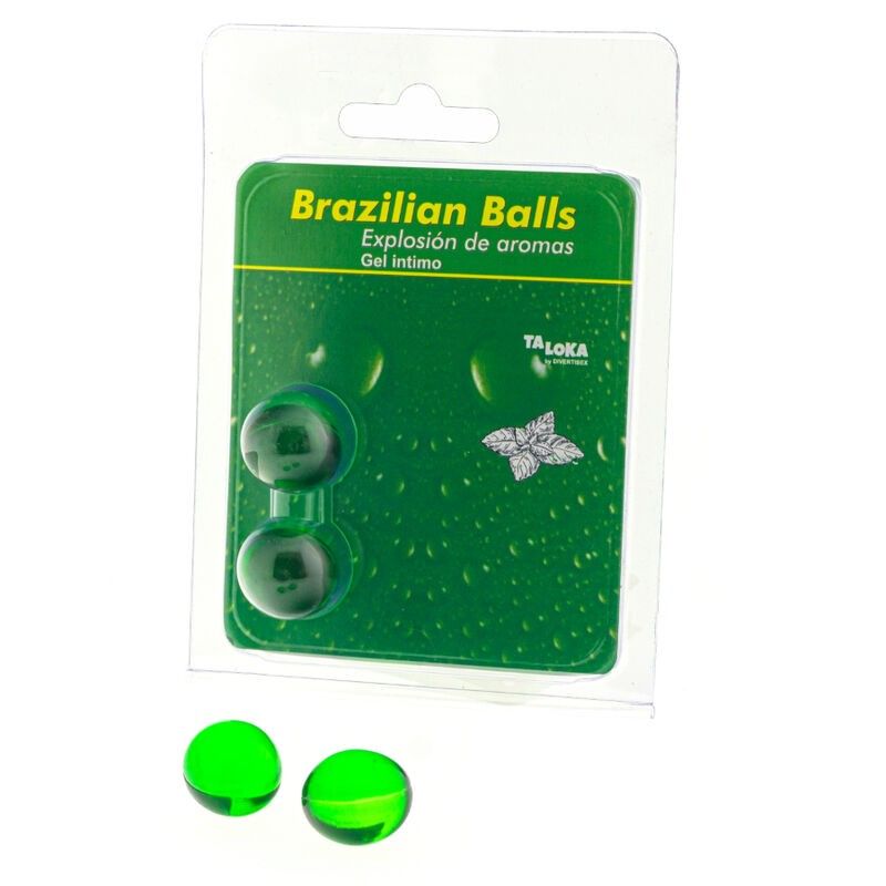 TALOKA - 2 BRAZILIAN BALLS MINT INTIMATE GEL TALOKA - 1