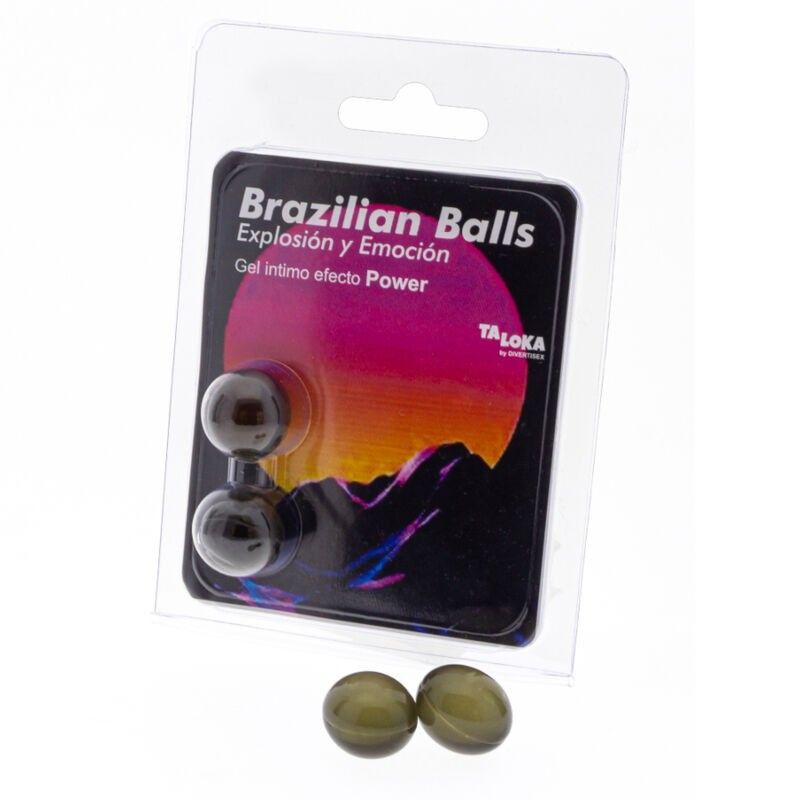 TALOKA - 2 BRAZILIAN BALLS POWER EFFECT EXCITING GEL TALOKA - 1