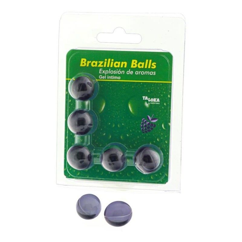 TALOKA - 5 BRAZILIAN BALLS BERRIES INTIMATE GEL TALOKA - 1