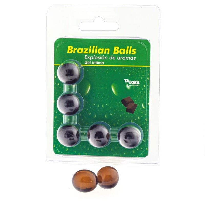 TALOKA - 5 BRAZILIAN BALLS CHOCOLATE INTIMATE GEL TALOKA - 1