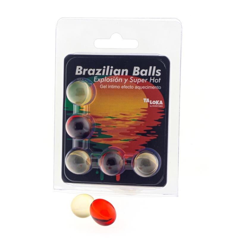 TALOKA - 5 BRAZILIAN BALLS SUPER HOT EFFECT EXCITING GEL TALOKA - 1