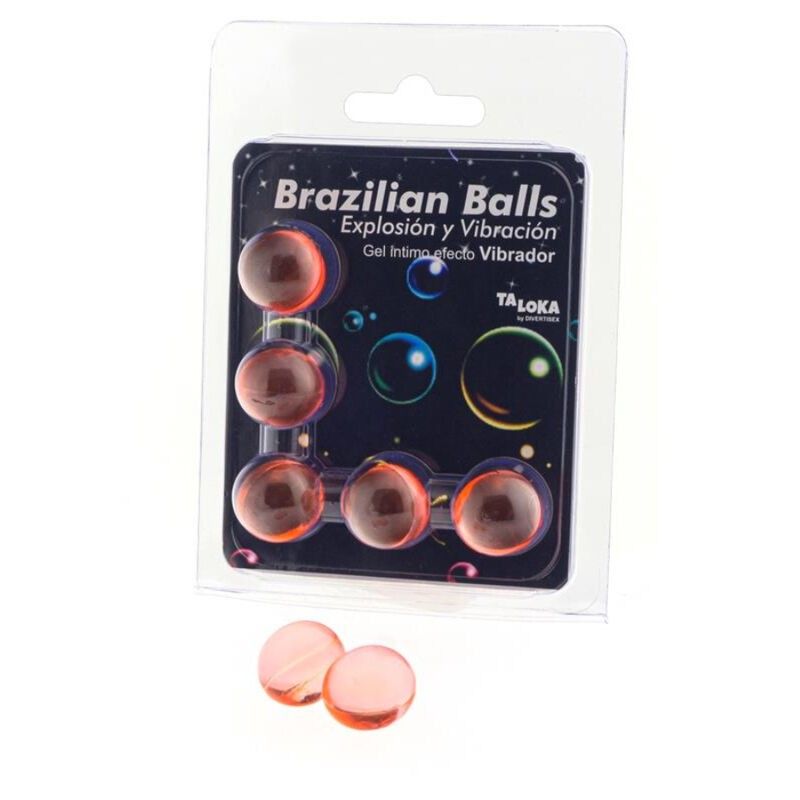 TALOKA - 5 BRAZILIAN BALLS VIBRATING EFFECT EXCITING GEL TALOKA - 1