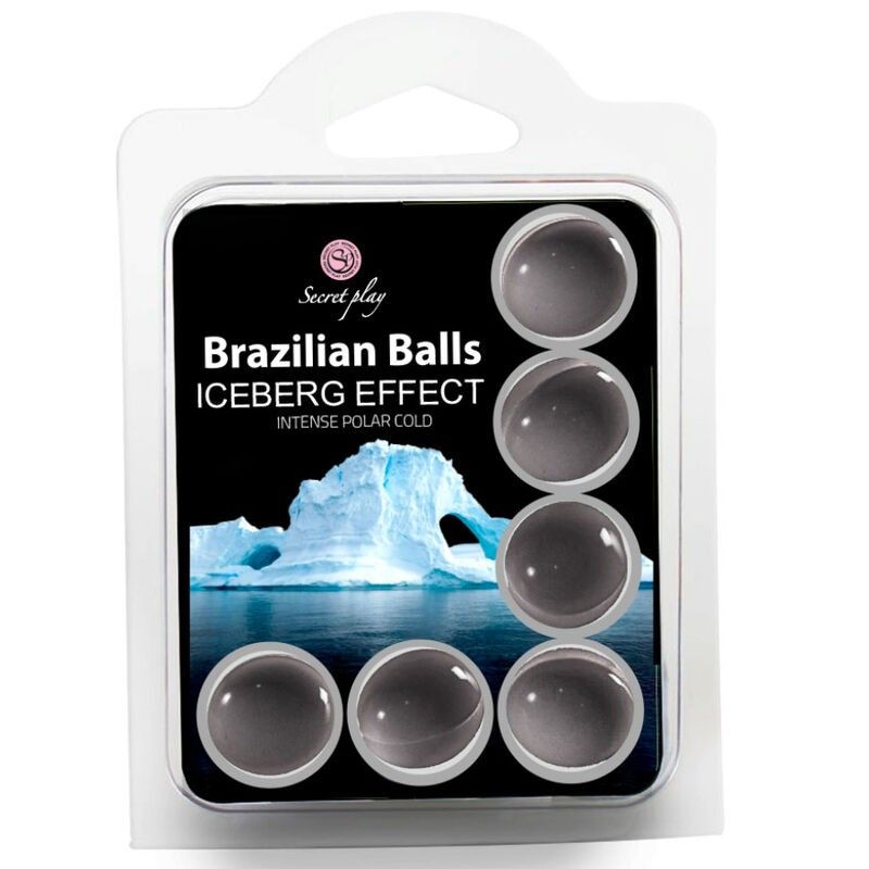 SECRET PLAY SET 6 BRAZILIAN BALLS ICEBERG EFFECT SECRETPLAY COSMETIC - 1