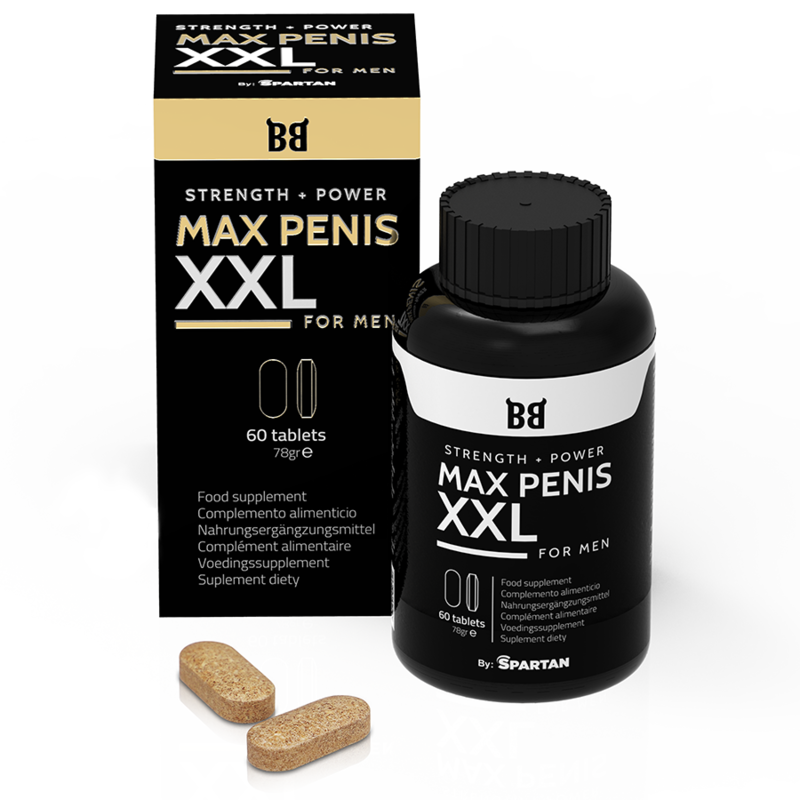 BLACK BULL - MAX PENIS XXL STRENGTH + POWER FOR MEN 60 TABLETS BLACKBULL BY SPARTAN - 3