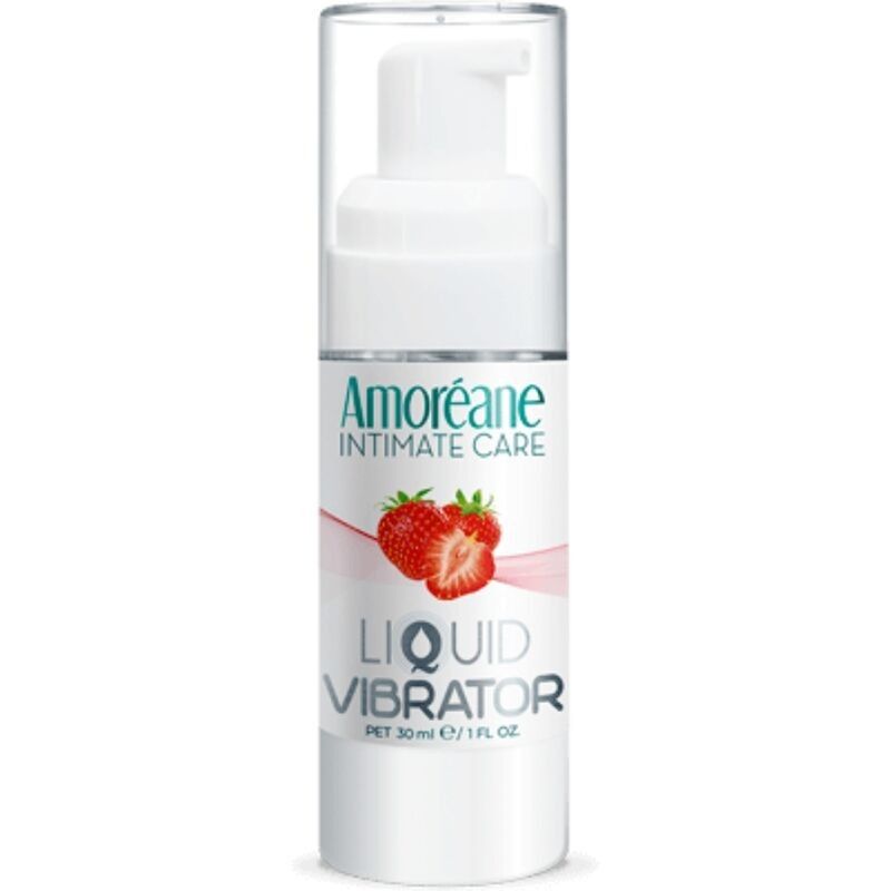 AMOREANE - VIBRATING LIQUID STRAWBERRY 30 ML AMOREANE - 1