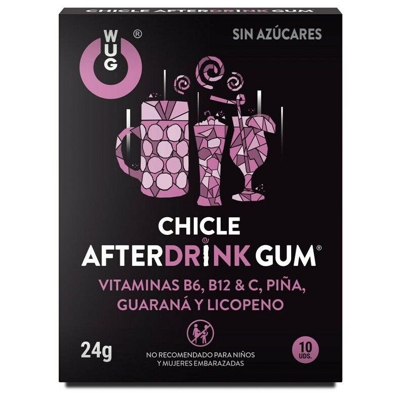 WUG GUM - AFTER DRINK HANGOVER 10 UNITS WUG GUM - 2