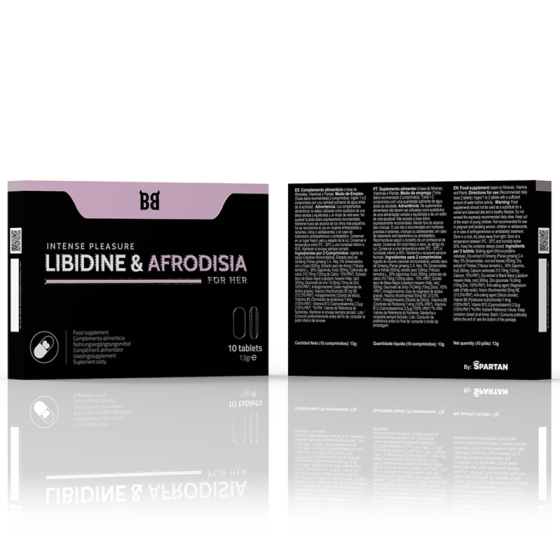 BLACK BULL - LIBIDINE & AFRODISIA INTENSE PLEASURE FOR HER 10 TABLETS BLACKBULL BY SPARTAN - 3