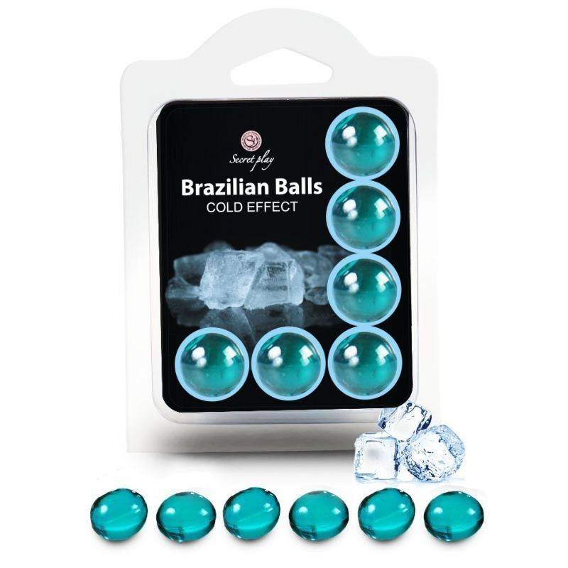 SECRETPLAY - SET 6 BRAZILIAN BALLS COLD EFFECT SECRETPLAY COSMETIC - 1