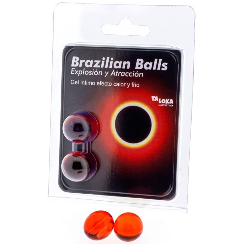 TALOKA - 2 BRAZILIAN BALLS HOT & COLD EFFECT EXCITING GEL TALOKA - 1