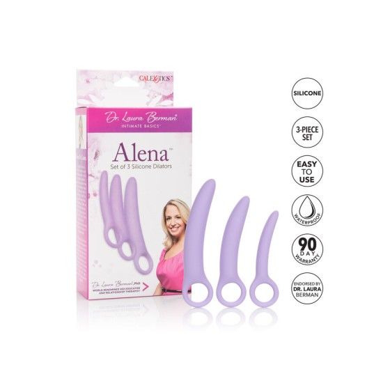 CALIFORNIA EXOTICS - DR LAURA BERMAN ALENA SET OF 3 SILICONE DILATORS CALIFORNIA EXOTICS - 4