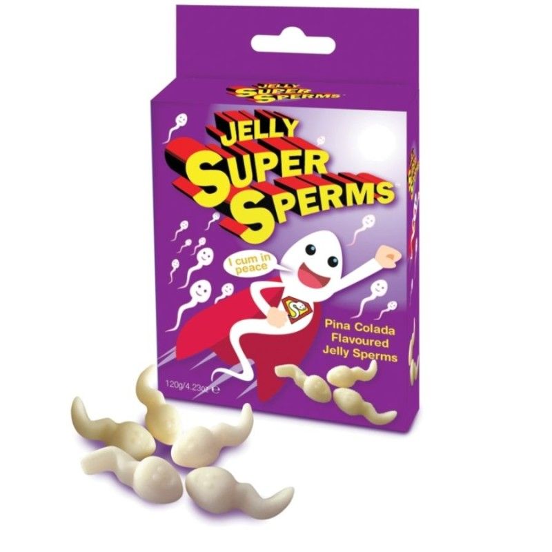 SPENCER & FLEETWOOD - JELLY SUPER SPERM GUMMIES FORM SPERM 120 GR SPENCER & MFLETWOOD - 1