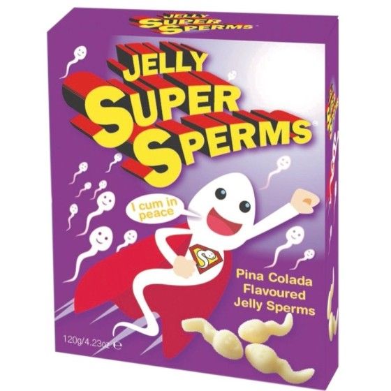 SPENCER & FLEETWOOD - JELLY SUPER SPERM GUMMIES FORM SPERM 120 GR SPENCER & MFLETWOOD - 3