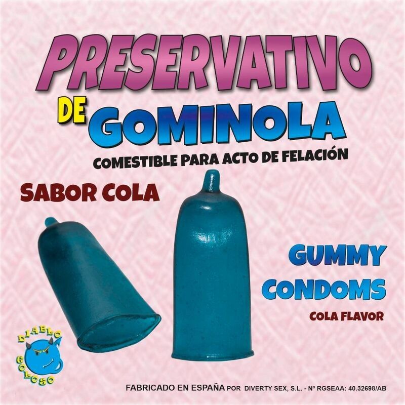 DIABLO PICANTE - COLA GUMMY PRESERVATIVE DIABLO PICANTE - 1