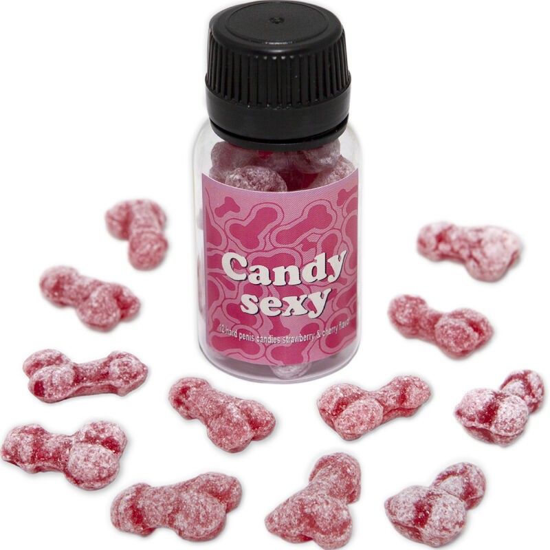 DIABLO PICANTE - CANDY SEXY JAR OF 12 STRAWBERRY-CHERRY FLAVOR GUMMIES DIABLO PICANTE - 1