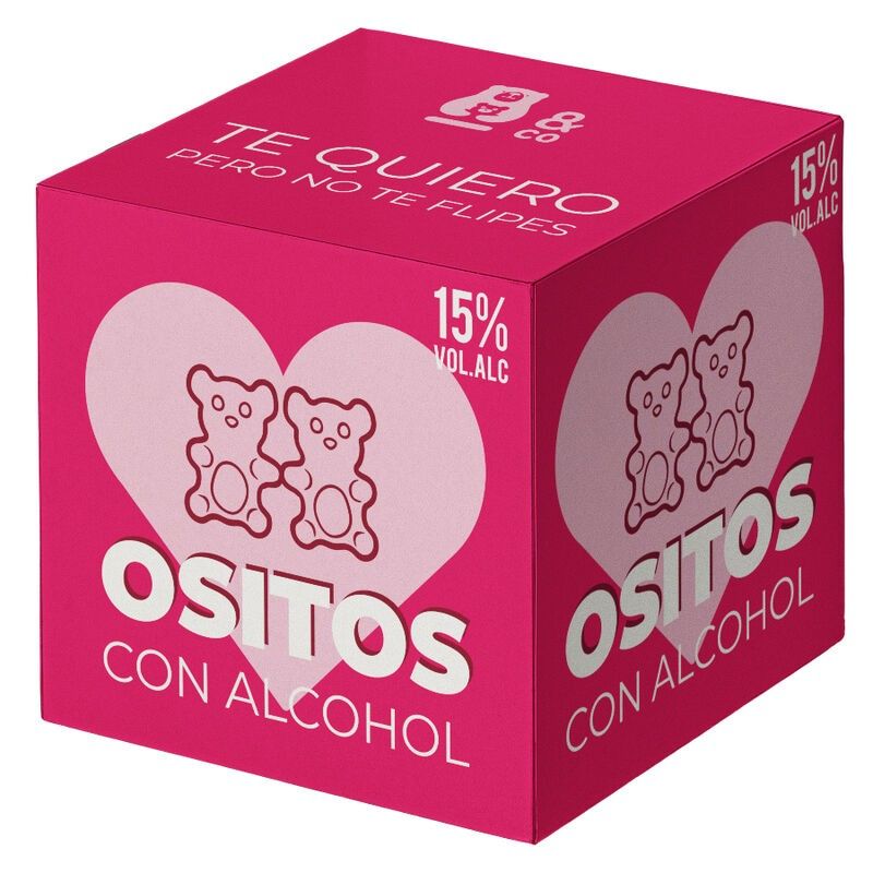 OSITO & CO - GUMMY BEARS WITH ALCOHOL GIN & STRAWBERRY OSITO & CO - 1
