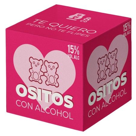 OSITO & CO - GUMMY BEARS WITH ALCOHOL GIN & STRAWBERRY