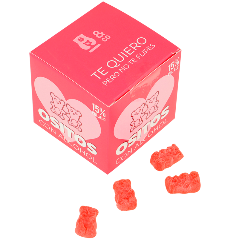 OSITO & CO - GUMMY BEARS WITH ALCOHOL GIN & STRAWBERRY OSITO & CO - 2