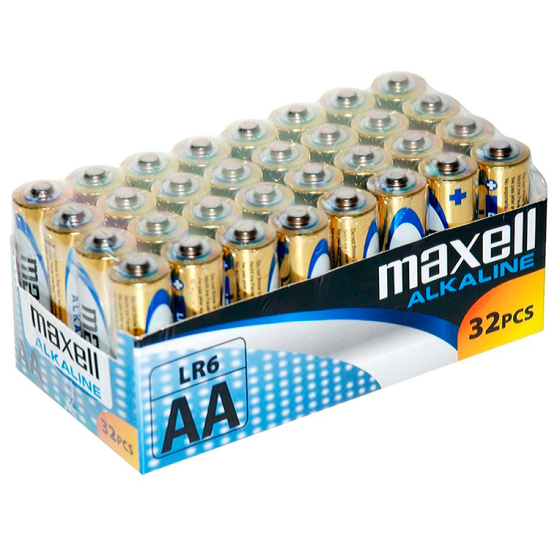 MAXELL - BATTERY ALCALINA AA LR6 PACK*32 UDS MAXELL - 1