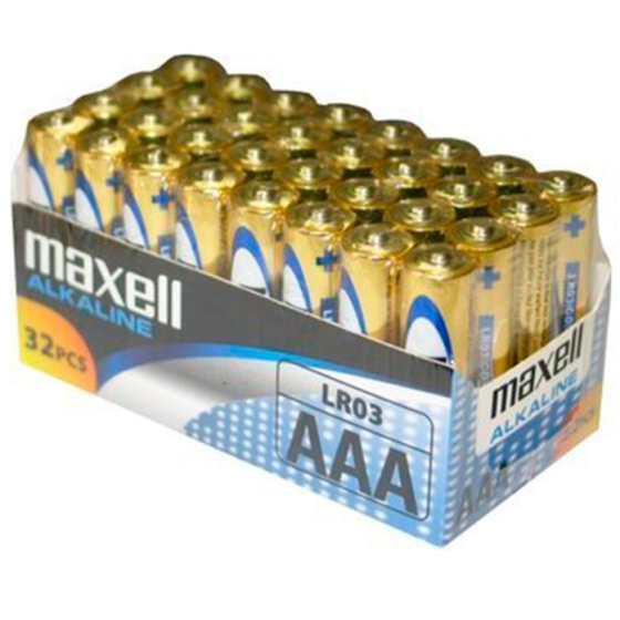 MAXELL - BATTERY AAA LR03 PACK*32 UDS MAXELL - 1