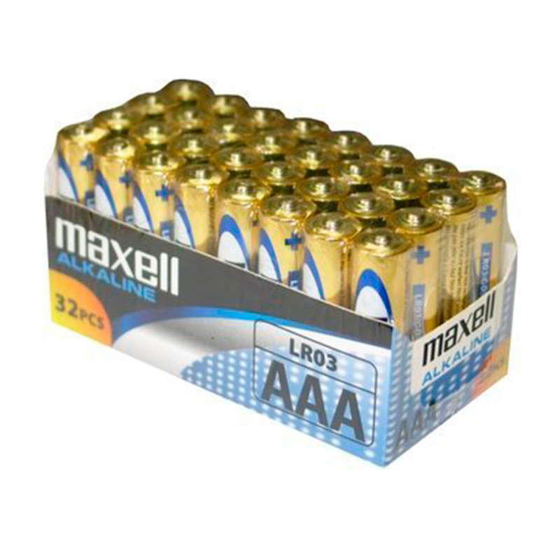 MAXELL - BATTERY AAA LR03 PACK*32 UDS MAXELL - 1