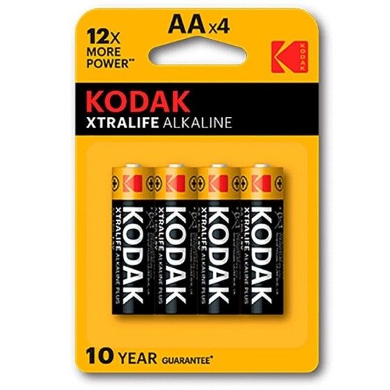 KODAK - XTRALIFE ALKALINE BATTERY AA LR6 BLISTER * 4 KODAK - 1