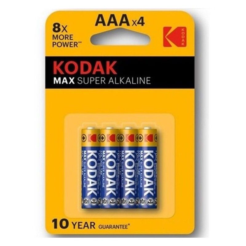 KODAK - MAX SUPER ALKALINE BATTERY AAA LR03 BLISTER * 4 KODAK - 1