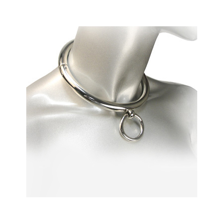 METAL HARD - BDSM NECKLACE WITH RING 10CM