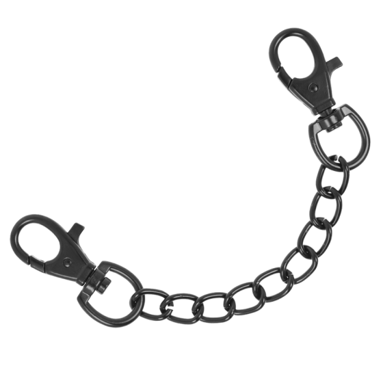 FETISH SUBMISSIVE - VEGAN LEATHER ANKLE CUFFS WITH NOPRENE LINING FETISH SUBMISSIVE BONDAGE - 5