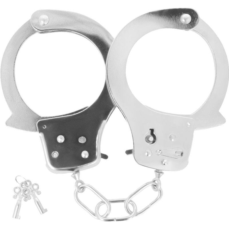 DARKNESS - METAL HANDCUFFS WITH KEYS DARKNESS BONDAGE - 2