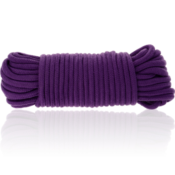 DARKNESS - COTTON BONDAGE ROPE 20 METERS LILAC DARKNESS BONDAGE - 1