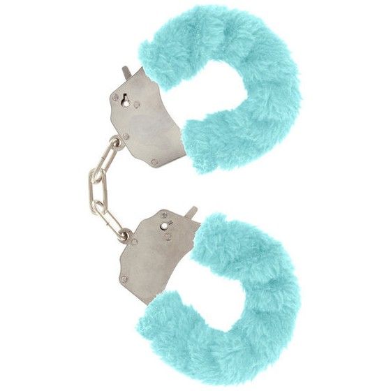 TOYJOY - FURRY FUN CUFFS BONDAGE BLUE  - 2