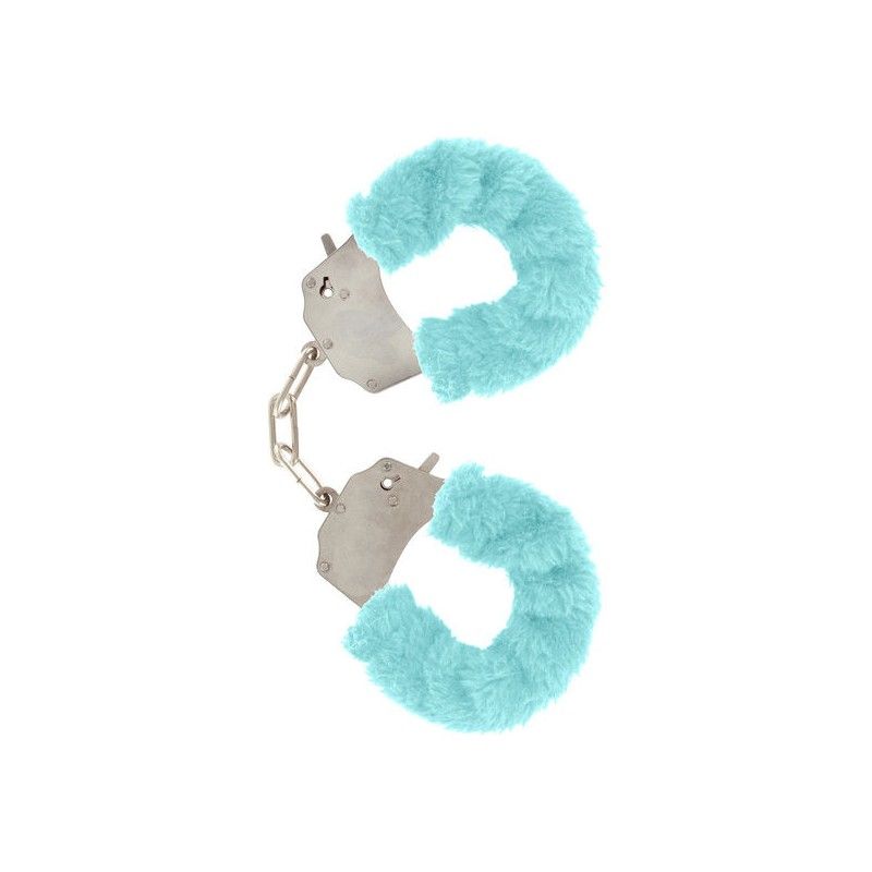 TOYJOY - FURRY FUN CUFFS BONDAGE BLUE  - 2