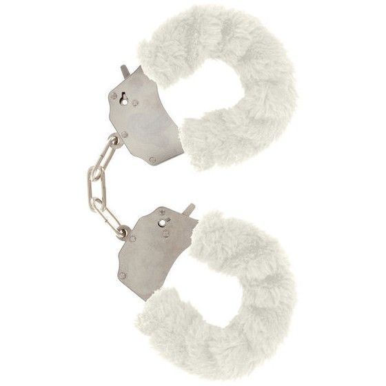 TOYJOY - FURRY FUN CUFFS BONDAGE WHITE  - 1