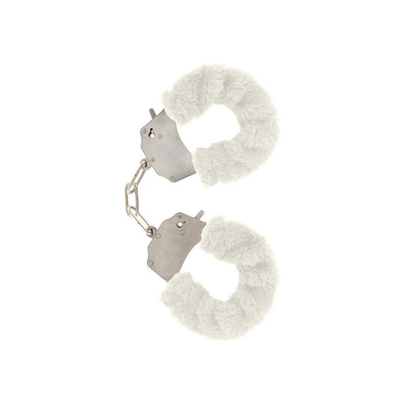 TOYJOY - FURRY FUN CUFFS BONDAGE WHITE  - 1