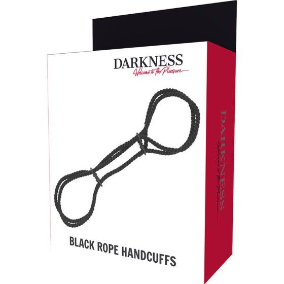 DARKNESS - 100% COTTON ROPE HANDCUFFS OR ANKLE HANDCUFFS DARKNESS BONDAGE - 5